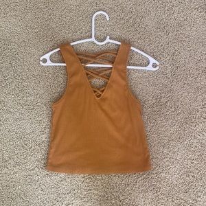 V neck crop top
